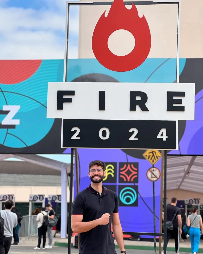 Rennê Tuller, fundador da Atlas Performance, no FIRE 2024